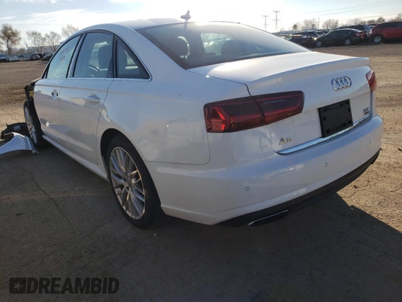 2016 Audi A6 2.0T Premium Plus with VIN WAUGFAFC5GN026818, listed as a Copart auction lot 66069772 with 46,528 mi miles. Bid and sale history available at carsss.com. Image 3.