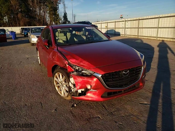 2017 Mazda Mazda3 5-Door Grand Touring with VIN 3MZBN1M33HM138268, listed as a Copart auction lot 45137045 with NaN miles and Salvage Title. Bid and sale history available at carsss.com. Image 10.
