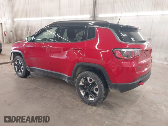 2018 Jeep Compass Trailhawk with VIN 3C4NJDDB7JT234551, listed as a IAAI auction lot 41695627 with 65,381 mi miles and . Bid and sale history available at carsss.com. Image 3.