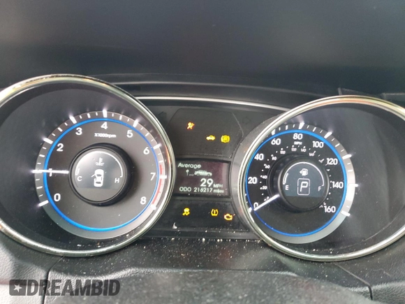 2012 Hyundai Sonata Limited with VIN 5NPEC4AB4CH384683, listed as a Copart auction lot 50160835 with 216,217 mi miles and Salvage Title. Bid and sale history available at DreamBid. Image 9.