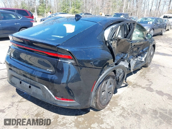 2024 Toyota Prius LE with VIN JTDACAAU9R3037143, listed as a IAAI auction lot 41890522 with 1,792 mi miles and . Bid and sale history available at carsss.com. Image 6.