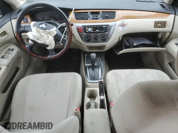 2006 Mitsubishi Lancer ES with VIN JA3AJ26E66U008538, listed as a Copart auction lot 60974795 with 121,211 mi miles and Salvage title. Bid and sale history available at DreamBid. Image 8.