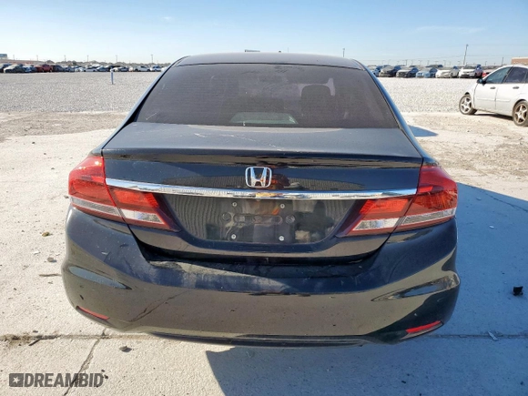 2015 Honda Civic Sedan LX with VIN 19XFB2F57FE068184, listed as a Copart auction lot 50246385 with 99,550 mi miles and Salvage Title. Bid and sale history available at carsss.com. Image 6.