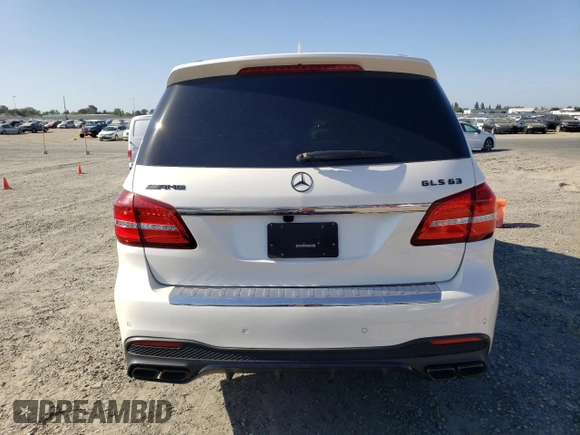 2018 Mercedes-Benz GLS 63 AMG with VIN 4JGDF7FE8JB083917, listed as a Copart auction lot 60448805 with 69,192 mi miles and Clean title. Bid and sale history available at DreamBid. Image 6.