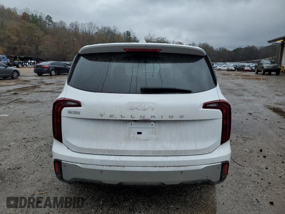 2024 Kia Telluride LX with VIN 5XYP24GC3RG467730, listed as a Copart auction lot 85728044 with 19,806 mi miles and Salvage title. Bid and sale history available at DreamBid. Image 6.