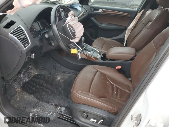 2015 Audi Q5 Premium with VIN WA1CFAFP4FA055408, listed as a Copart auction lot 46178235 with 90,187 mi miles and Salvage Title. Bid and sale history available at carsss.com. Image 7.