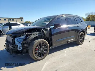 2023 Cadillac XT6 AWD Sport with VIN 1GYKPGRS2PZ174007, listed as a Copart auction lot 80033394 with 16,087 mi miles and Salvage Title. Bid and sale history available at carsss.com. Image 1.