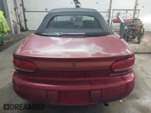 1996 Chrysler Sebring with VIN 3C3EL45X6TT278343, listed as a IAAI auction lot 41743385 with 140,200 mi miles and . Bid and sale history available at DreamBid. Image 16.