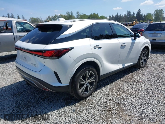 2024 Lexus RX 350 with VIN 2T2BAMCA1RC043570, listed as a IAAI auction lot 42147663 with 12,939 mi miles and . Bid and sale history available at DreamBid. Image 4.