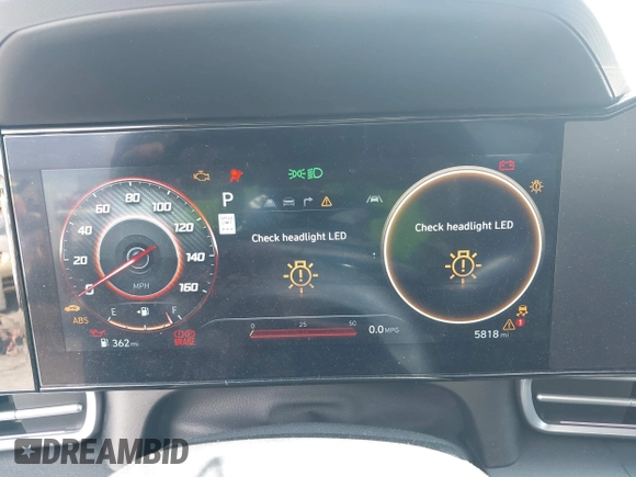2024 Hyundai Elantra SEL with VIN KMHLM4DG8RU770920, listed as a IAAI auction lot 42191038 with 5,818 mi miles and . Bid and sale history available at DreamBid. Image 7.