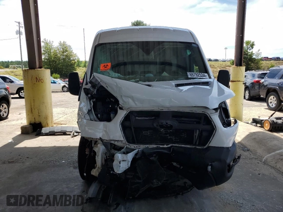 2021 Ford Transit Cargo with VIN 1FTBR1C85MKA88804, listed as a Copart auction lot 69792534 with Not Provided miles and Salvage Title. Bid and sale history available at DreamBid. Image 5.