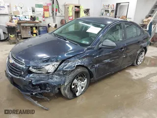 2015 Chevrolet Cruze LS with VIN 1G1PA5SG9F7222676, listed as a IAAI auction lot 41951033 with 102,375 mi miles. Bid and sale history available at carsss.com. Image 2.