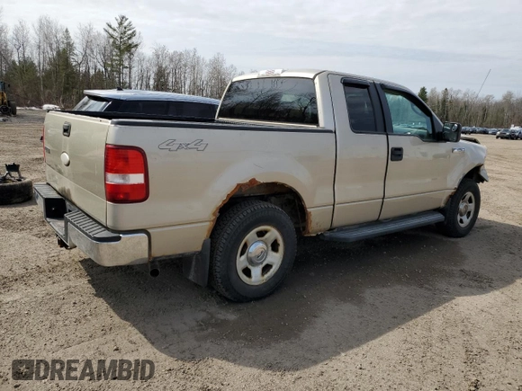 2007 Ford F-150 STX with VIN 1FTRX14W97FB86622, listed as a Copart auction lot 52708765 with 262,760 mi miles and Salvage Title. Bid and sale history available at carsss.com. Image 3.