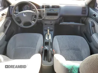 2001 Honda Civic LX with VIN 2HGES16531H595630, listed as a Copart auction lot 74149774 with 50,704 mi miles and Salvage Title. Bid and sale history available at carsss.com. Image 8.