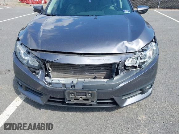 2016 Honda Civic Sedan EX-L with VIN 19XFC1F73GE201419, listed as a IAAI auction lot 42027720 with 168,134 mi miles. Bid and sale history available at carsss.com. Image 6.