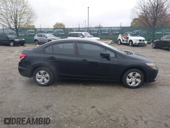 2014 Honda Civic Sedan LX with VIN 19XFB2F56EE233009, listed as a IAAI auction lot 41973133 with 119,402 mi miles. Bid and sale history available at carsss.com. Image 12.