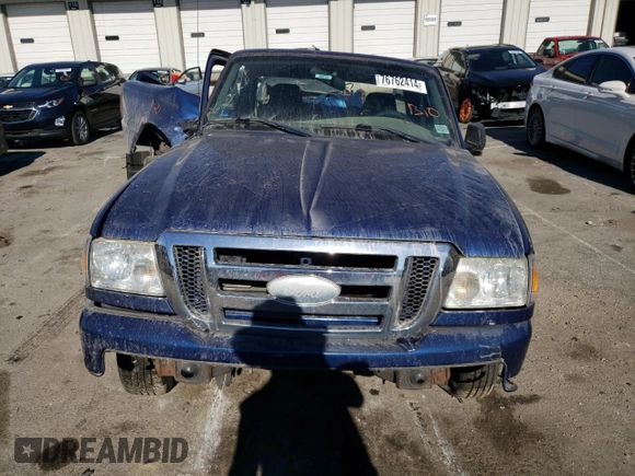 2009 Ford Ranger XL Fleet with VIN 1FTYR10E59PA04186, listed as a Copart auction lot 76762414 with 0 mi miles and Salvage Title. Bid and sale history available at carsss.com. Image 5.
