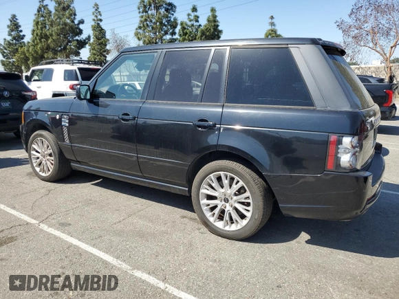 2012 Land Rover Range Rover SC Autobiography with VIN SALMP1E44CA365075, listed as a Copart auction lot 52634705 with 128,300 mi miles and Clean title. Bid and sale history available at DreamBid. Image 2.
