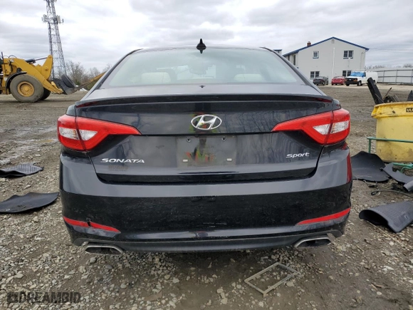 2015 Hyundai Sonata 2.4L Sport with VIN 5NPE34AF4FH108978, listed as a Copart auction lot 49349585 with 0 mi miles and Salvage Title. Bid and sale history available at carsss.com. Image 6.