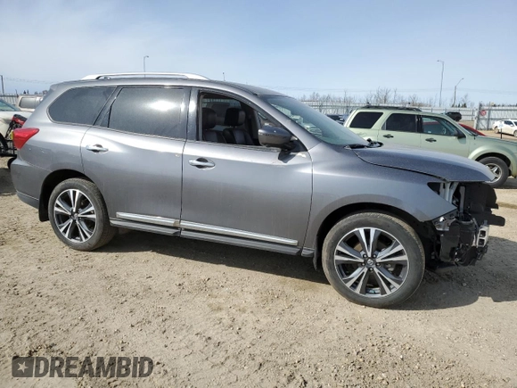 2020 Nissan Pathfinder Platinum with VIN 5N1DR2DM6LC635299, listed as a Copart auction lot 50606625 with 0 mi miles and Non Repairable. Bid and sale history available at carsss.com. Image 4.