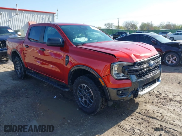 2024 Ford Ranger XLT z VIN 1FTER4HH8RLE62816, wystawiony jako IAAI lot #41961450 z przebiegiem 6 399 mil mil oraz . Historia ofert i sprzedaży dostępna na DreamBid. Obrazek 1.