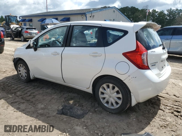 2015 Nissan Note SV with VIN 3N1CE2CP4FL359613, listed as a Copart auction lot 58637945 with Not provided miles and Salvage title. Bid and sale history available at DreamBid. Image 2.
