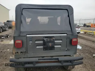 1993 Jeep Wrangler with VIN 1J4FY29S9PP227623, listed as a Copart auction lot 83873814 with 0 mi miles and Salvage Title. Bid and sale history available at carsss.com. Image 6.
