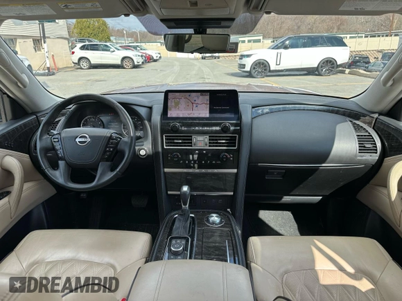 2023 Nissan Armada Platinum with VIN JN8AY2DB2P9835192, listed as a Copart auction lot 50734435 with 36,838 mi miles and Clean Title. Bid and sale history available at carsss.com. Image 6.