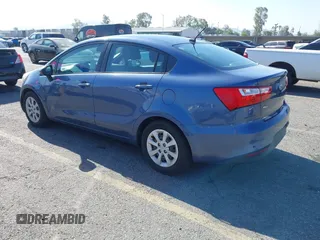 2016 Kia Rio LX with VIN KNADM4A32G6648191, listed as a IAAI auction lot 41925984 with 187,116 mi miles. Bid and sale history available at carsss.com. Image 3.