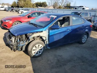 2016 Hyundai Accent SE with VIN KMHCT4AE1GU021931, listed as a Copart auction lot 46681145 with 136,093 mi miles and Salvage Title. Bid and sale history available at DreamBid. Image 1.