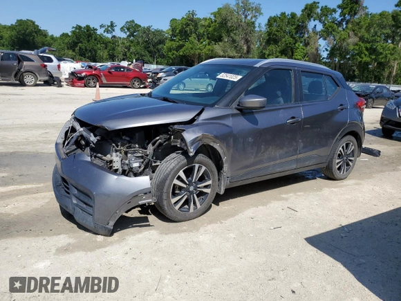 2019 Nissan Kicks S with VIN 3N1CP5CUXKL492288, listed as a Copart auction lot 52541025 with 95,426 mi miles and Non Repairable. Bid and sale history available at DreamBid. Image 1.
