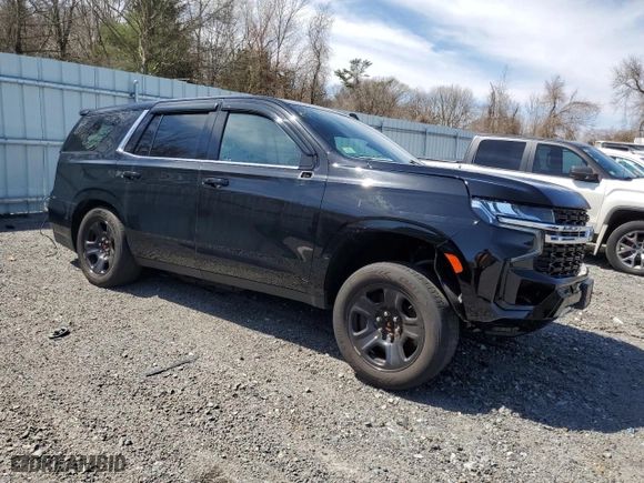 2023 Chevrolet Tahoe Commercial with VIN 1GNSKLEDXPR174204, listed as a Copart auction lot 51634975 with 33,582 mi miles and Salvage Title. Bid and sale history available at carsss.com. Image 4.