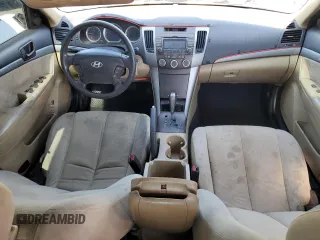 2009 Hyundai Sonata GLS with VIN 5NPET46C49H408054, listed as a Copart auction lot 58868105 with 215,171 mi miles and Salvage title. Bid and sale history available at DreamBid. Image 8.