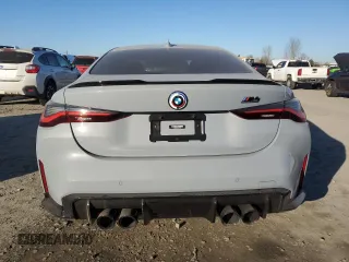 2022 BMW M4 Competition xDrive with VIN WBS43AZ0XNCL07336, listed as a Copart auction lot 42298385 with 16,107 mi miles and Salvage Title. Bid and sale history available at carsss.com. Image 6.