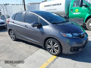 2019 Honda Fit EX-L with VIN 3HGGK5H01KM721343, listed as a IAAI auction lot 41945425 with 23,312 mi miles and . Bid and sale history available at DreamBid. Image 1.