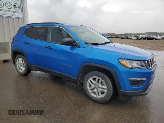 2021 Jeep Compass Sport with VIN 3C4NJCAB3MT598775, listed as a Copart auction lot 57659685 with 39,444 mi miles and Clean title. Bid and sale history available at DreamBid. Image 4.