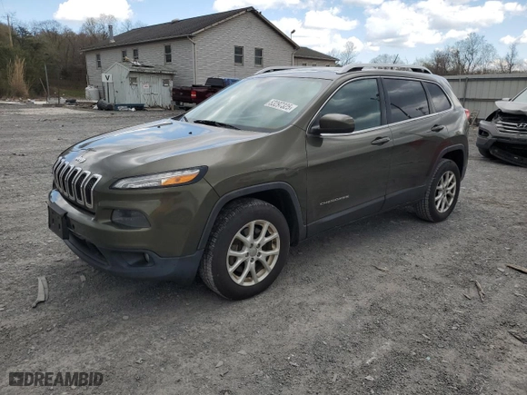 2014 Jeep Cherokee Latitude with VIN 1C4PJMCS4EW192981, listed as a Copart auction lot 53297325 with 109,006 mi miles and Salvage Title. Bid and sale history available at carsss.com. Image 1.