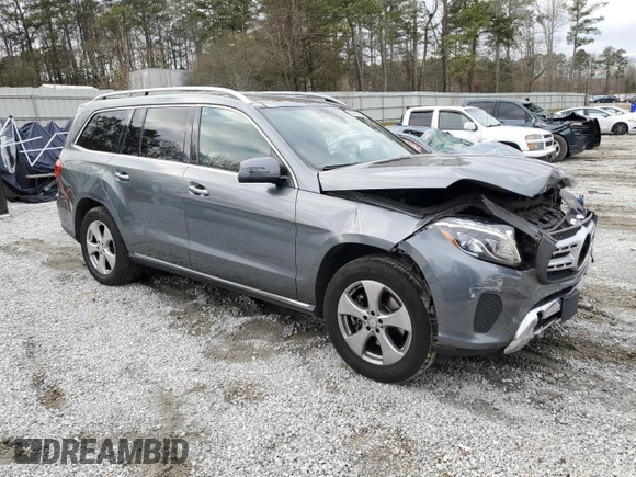 2017 Mercedes-Benz GLS 450 with VIN 4JGDF6EE8HA877859, listed as a Copart auction lot 38980024 with 126,431 mi miles and . Bid and sale history available at DreamBid. Image 4.