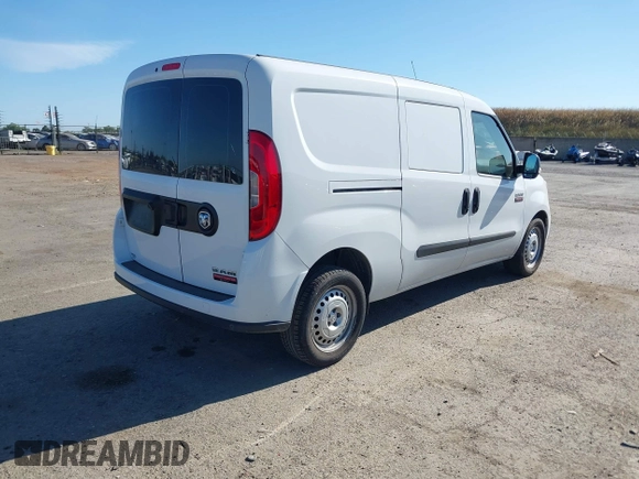 2022 Ram ProMaster City Cargo Tradesman with VIN ZFBHRFAB3N6W35491, listed as a IAAI auction lot 42175886 with 53,887 mi miles. Bid and sale history available at carsss.com. Image 4.
