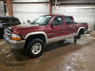 2000 Dodge Dakota z VIN 1B7GG2AXXYS654876, wystawiony jako Copart lot #50530435 z przebiegiem 139 163 mil mil oraz Czysty tytuł • Clean title. Historia ofert i sprzedaży dostępna na DreamBid. Obrazek 1.