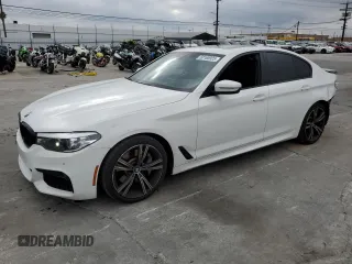 2019 BMW 5 Series 530i with VIN WBAJA5C59KWA57965, listed as a Copart auction lot 50160925 with 78,917 mi miles and Salvage Title. Bid and sale history available at carsss.com. Image 1.