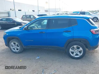 2023 Jeep Compass Sport with VIN 3C4NJDAN1PT509922, listed as a IAAI auction lot 42327048 with 26,598 mi miles and . Bid and sale history available at DreamBid. Image 14.