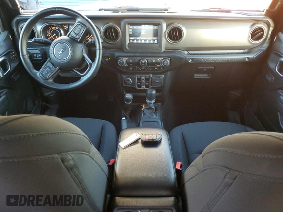 2022 Jeep Wrangler Unlimited Sport S with VIN 1C4HJXDN7NW221260, listed as a Copart auction lot 85825194 with 8,391 mi miles and Clean Title. Bid and sale history available at carsss.com. Image 8.