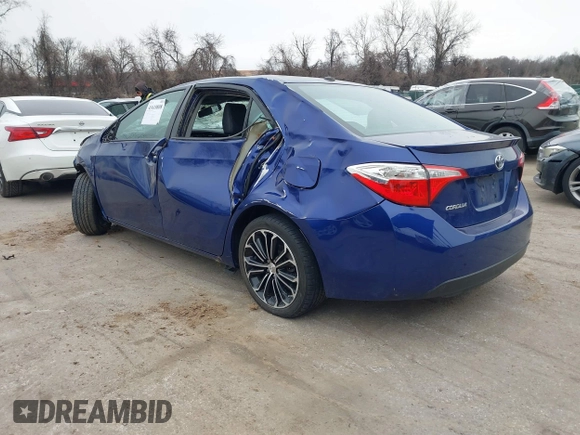 2016 Toyota Corolla L with VIN 2T1BURHE8GC525230, listed as a IAAI auction lot 41610808 with 115,515 mi miles and . Bid and sale history available at DreamBid. Image 3.