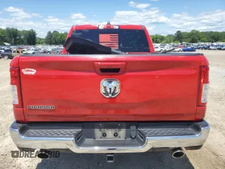 2021 Ram 1500 Lone Star with VIN 1C6RREFTXMN630958, listed as a Copart auction lot 55039995 with 53,497 mi miles and Salvage title. Bid and sale history available at DreamBid. Image 6.