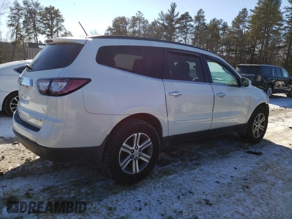 2015 Chevrolet Traverse LT with VIN 1GNKVGKD6FJ106708, listed as a Copart auction lot 42346195 with Not Provided miles and Clean Title. Bid and sale history available at DreamBid. Image 3.