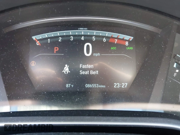 2017 Honda CR-V EX with VIN 7FARW1H51HE007293, listed as a IAAI auction lot 41768836 with 86,553 mi miles. Bid and sale history available at carsss.com. Image 7.