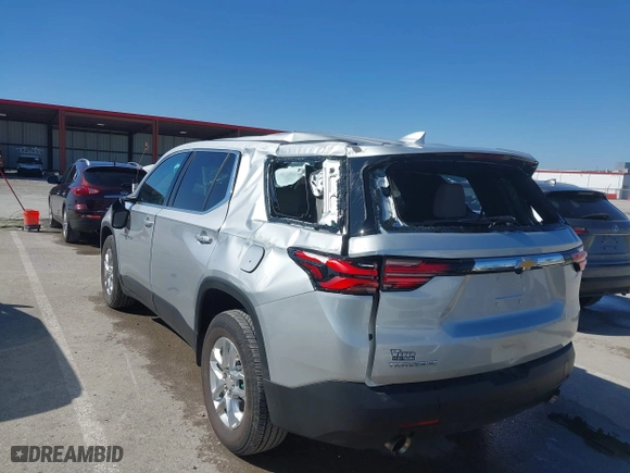 2022 Chevrolet Traverse LS with VIN 1GNERFKW6NJ162594, listed as a IAAI auction lot 41749144 with 13,519 mi miles. Bid and sale history available at carsss.com. Image 6.