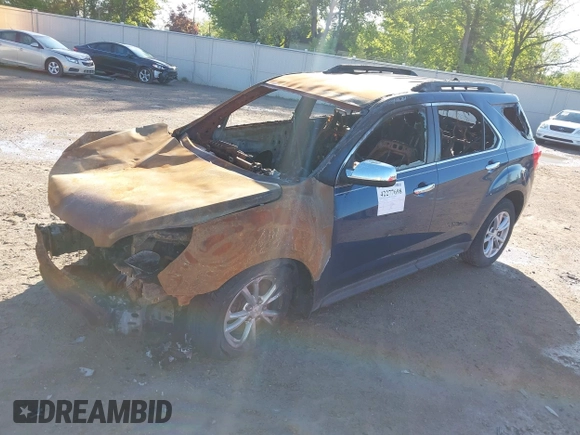 2016 Chevrolet Equinox LT z VIN 2GNFLFEK1G6182380, wystawiony jako IAAI lot #42277698 z przebiegiem Nie podano mil oraz . Historia ofert i sprzedaży dostępna na DreamBid. Obrazek 2.