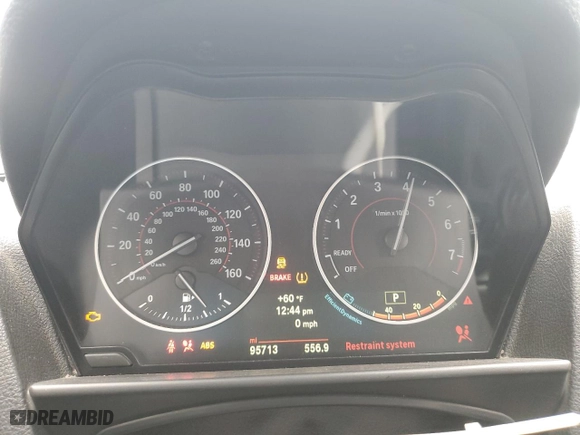 2015 BMW 2 Series M235i with VIN WBA1M1C54FV393578, listed as a Copart auction lot 88945735 with 95,713 mi miles and Salvage Title. Bid and sale history available at carsss.com. Image 9.